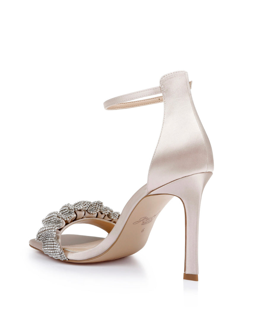 Badgley Ridley Bejeweled Strap Stiletto Heel