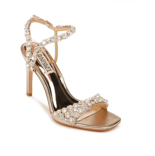 Badgley Galia Crystal Ankle Strap Evening Shoe