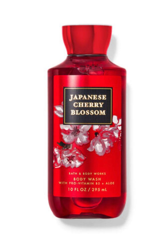 BBW japanese cherry blossom body wash