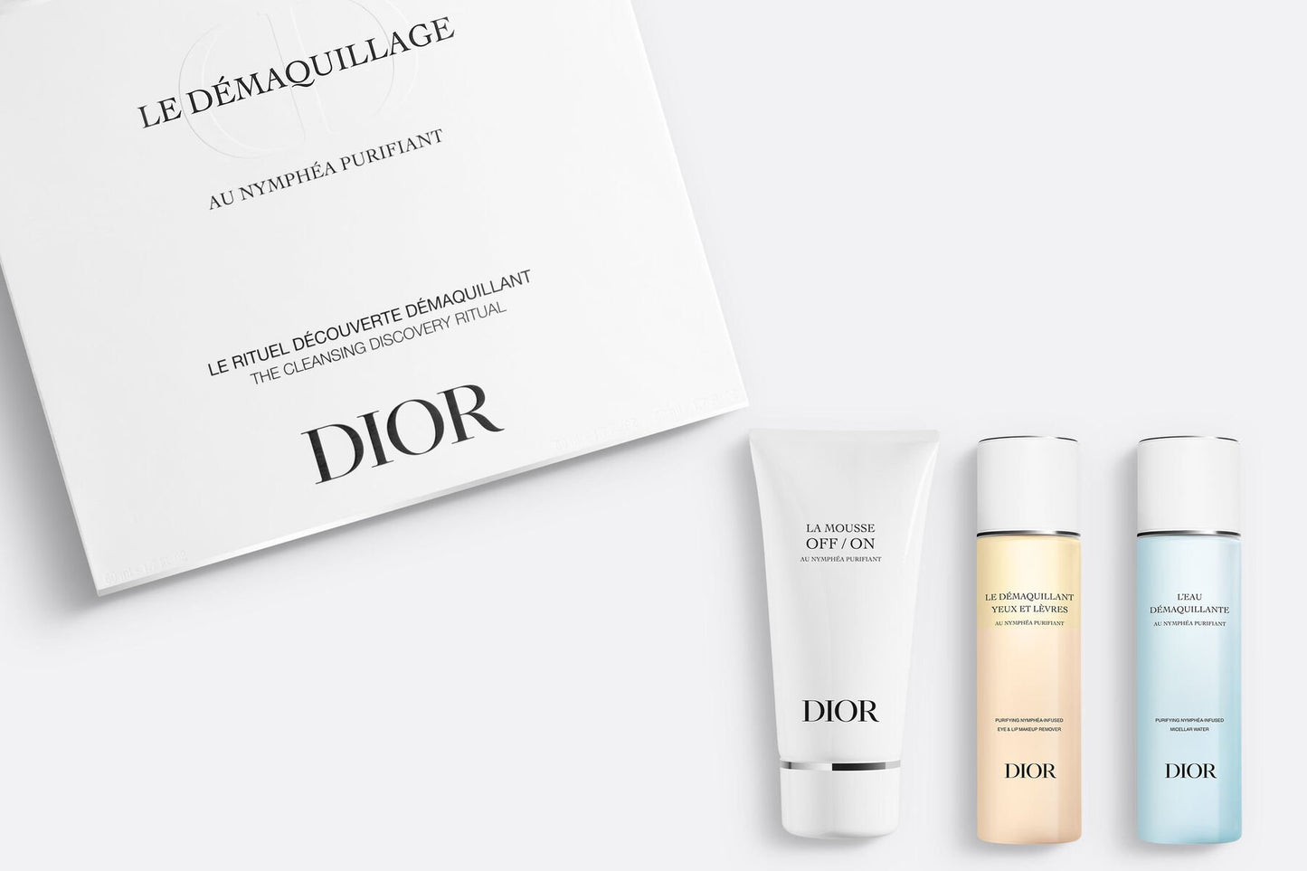 Dior cleanser trio