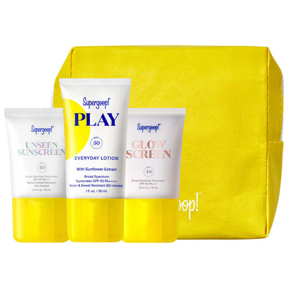 Supergoop! SPF Bestsellers sunscreen Kit