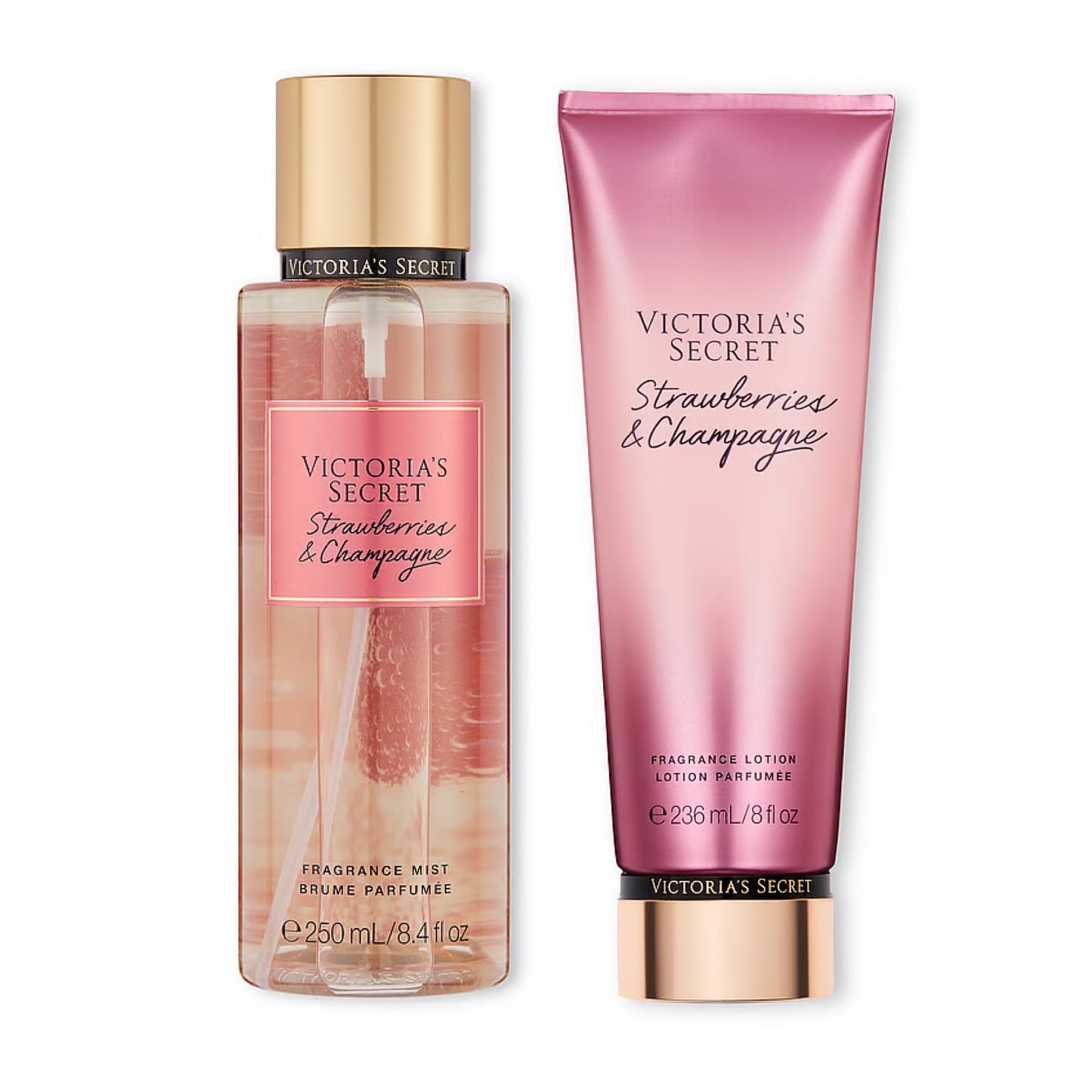 Vs strawberries & champagne mist set