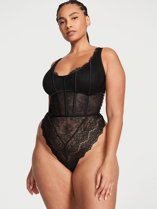 Vs unlined corset teddy