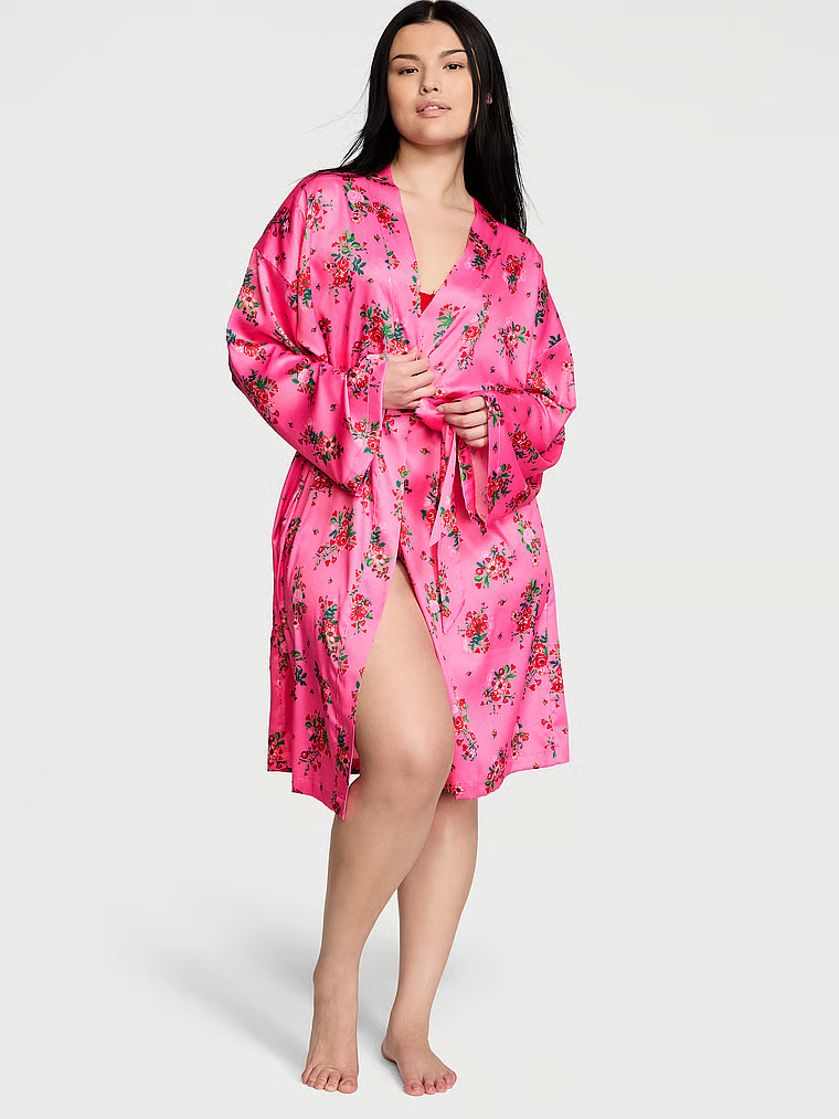 Vs satin robe