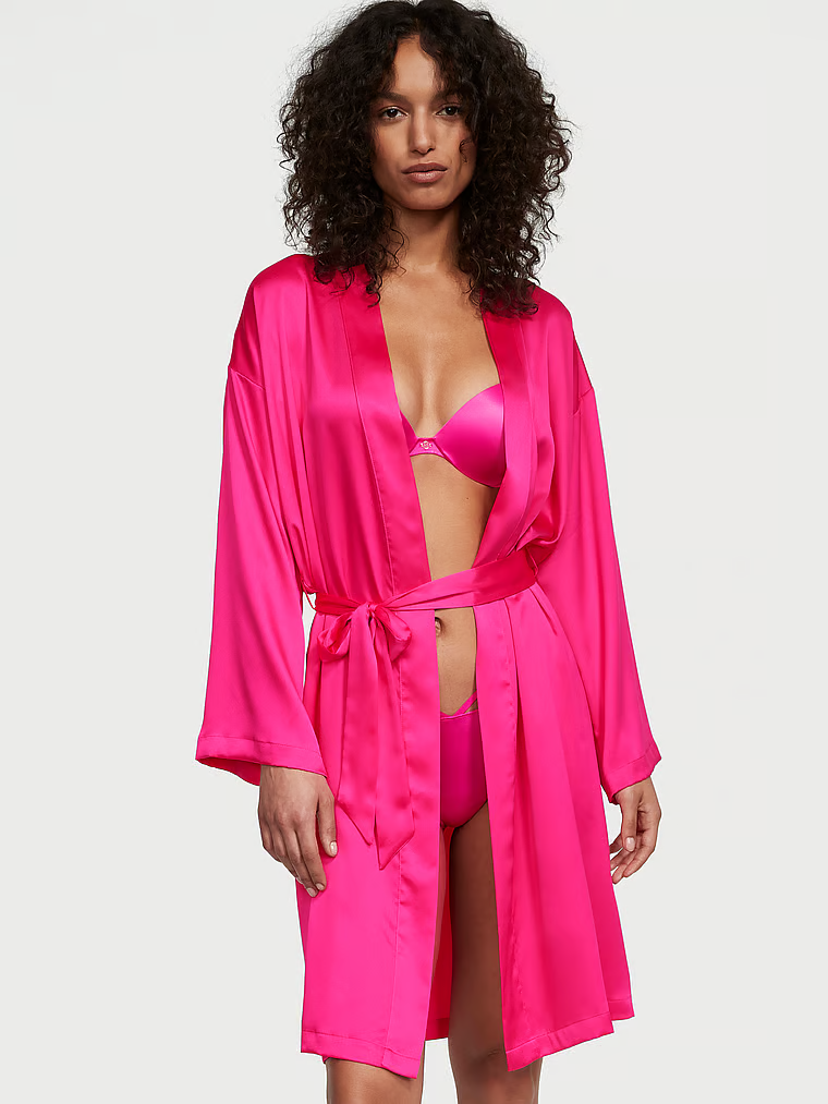 Vs satin robe