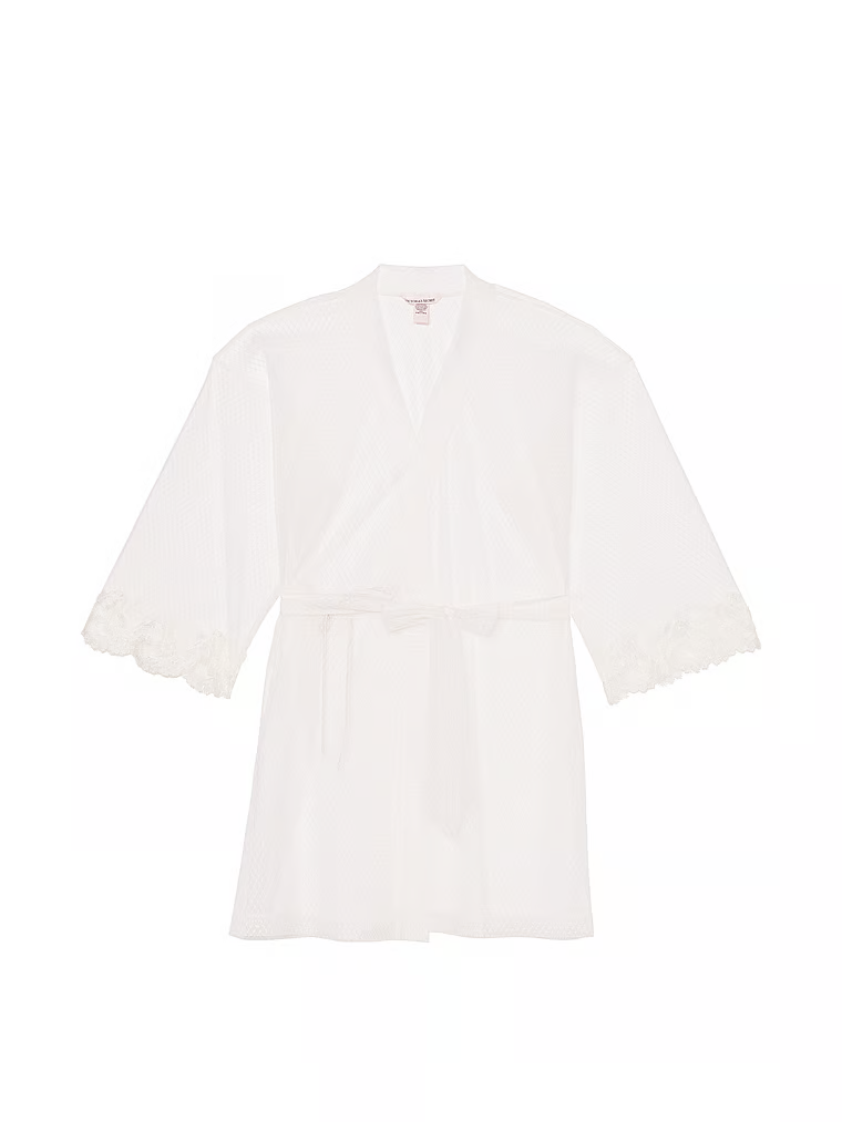 Vs lace embroidery robe