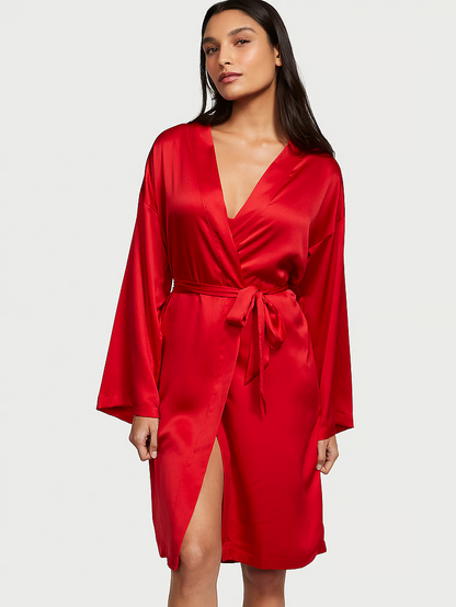 Vs satin robe