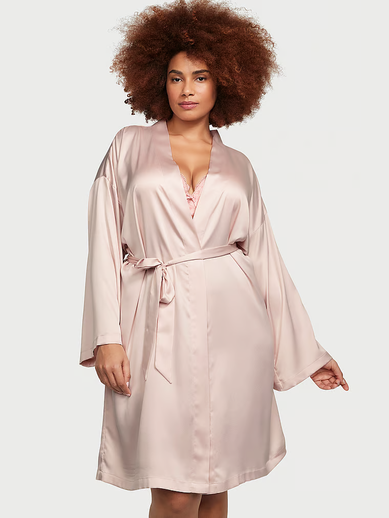 Vs satin robe