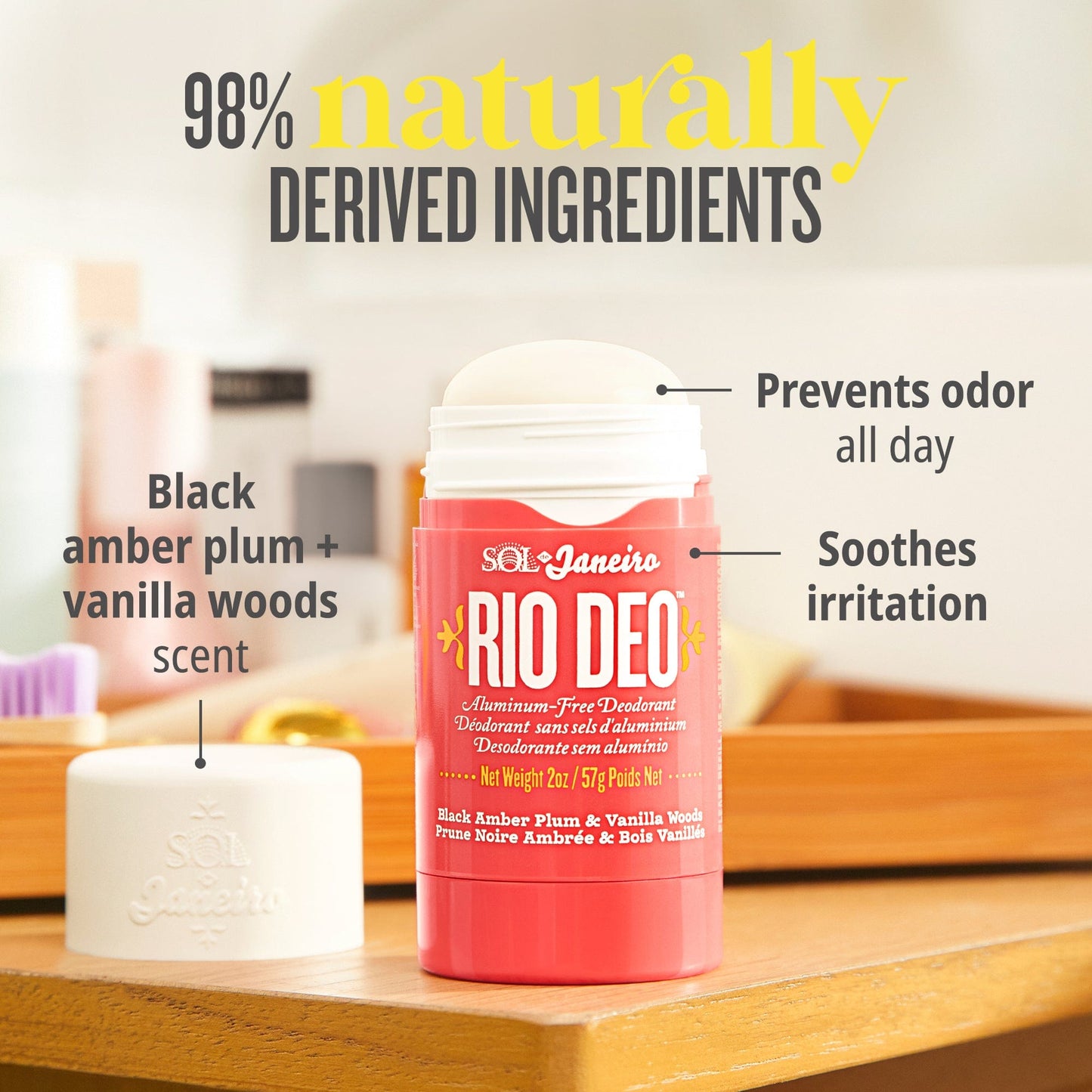 SOL RIO DEO ALUMINUM-FREE DEODORANT CHEIROSA 40