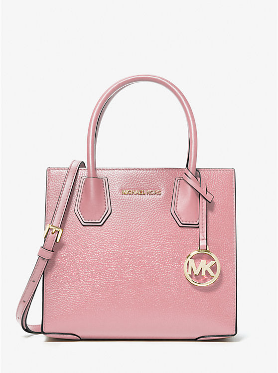 MK Mercer Medium Pebbled Leather Crossbody Bag