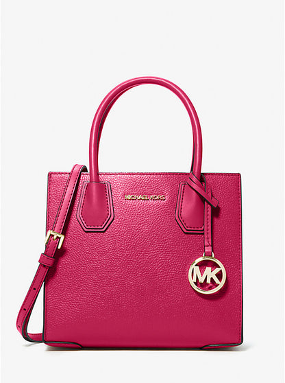 MK Mercer Medium Pebbled Leather Crossbody Bag