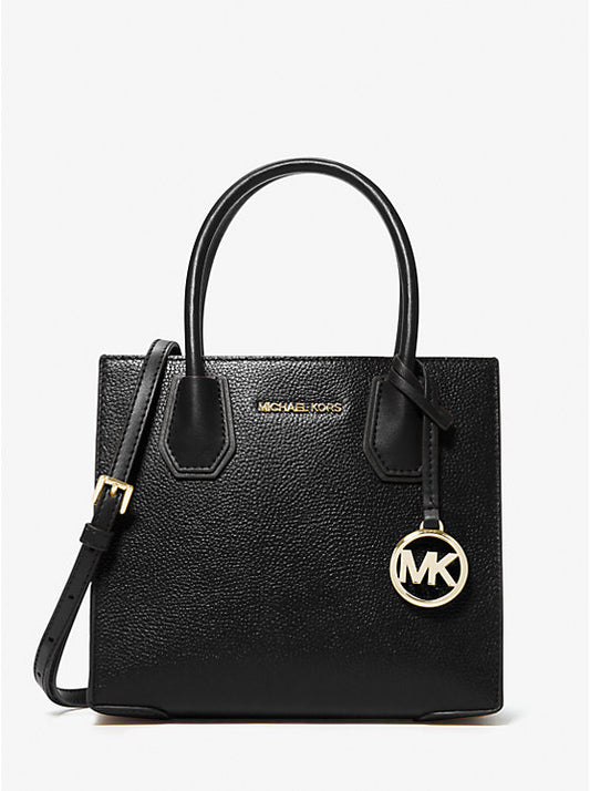 MK Mercer Medium Pebbled Leather Crossbody Bag