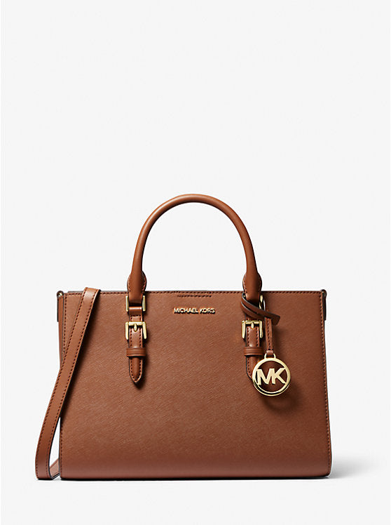 MK Charlotte Medium Saffiano Leather 2-in-1 Tote Bag