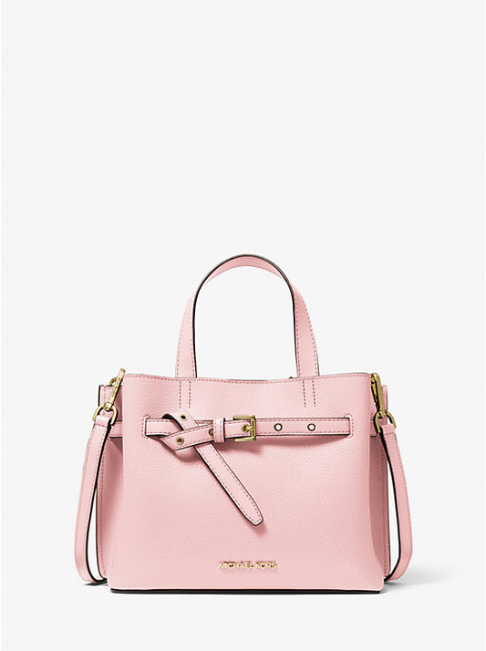 MK Emilia Small Pebbled Leather Satchel