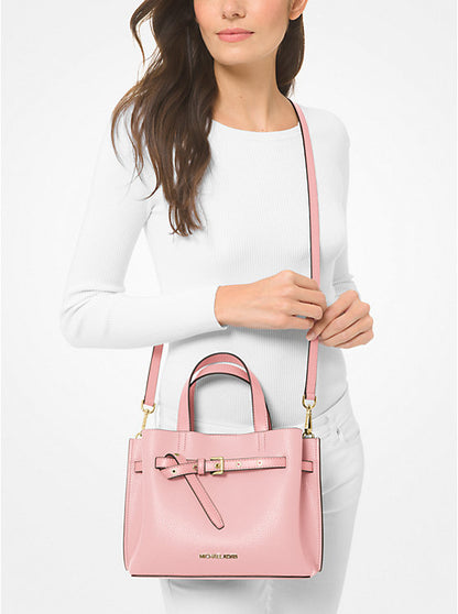 MK Emilia Small Pebbled Leather Satchel