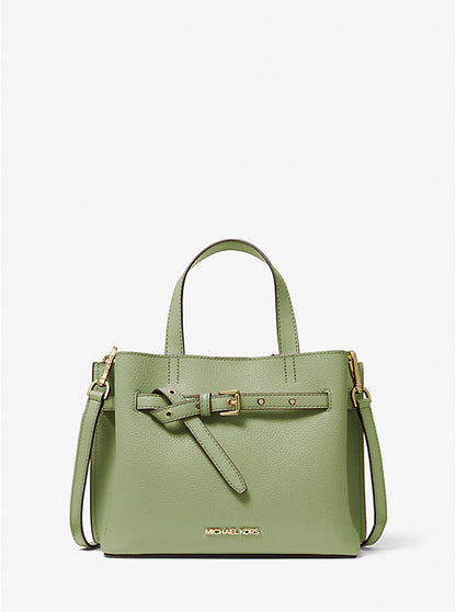 MK Emilia Small Pebbled Leather Satchel