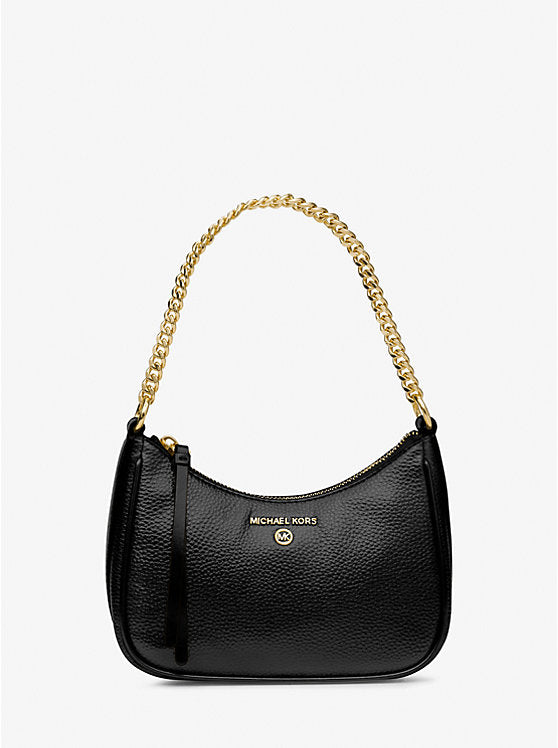 Mk Jet Set Charm Small Pebbled Leather Pochette