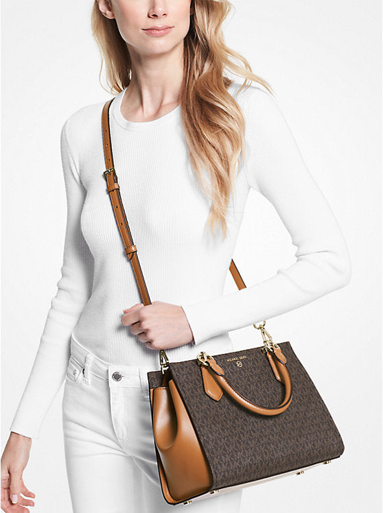 Mk Marilyn Medium Logo Satchel