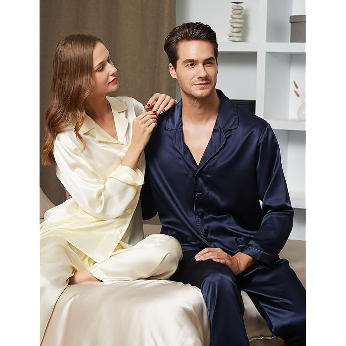 Lilysilk pure silk 100% Men pj set